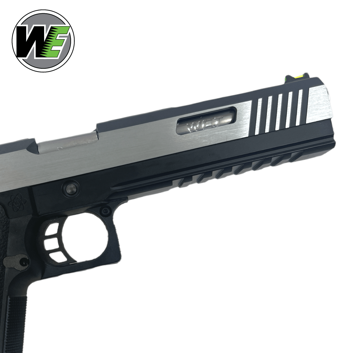 We Tech 6" Irex Hi-Capa Vollautomatische Gas-Blowback-Pistole – zweifarbig – ohne Markierungen