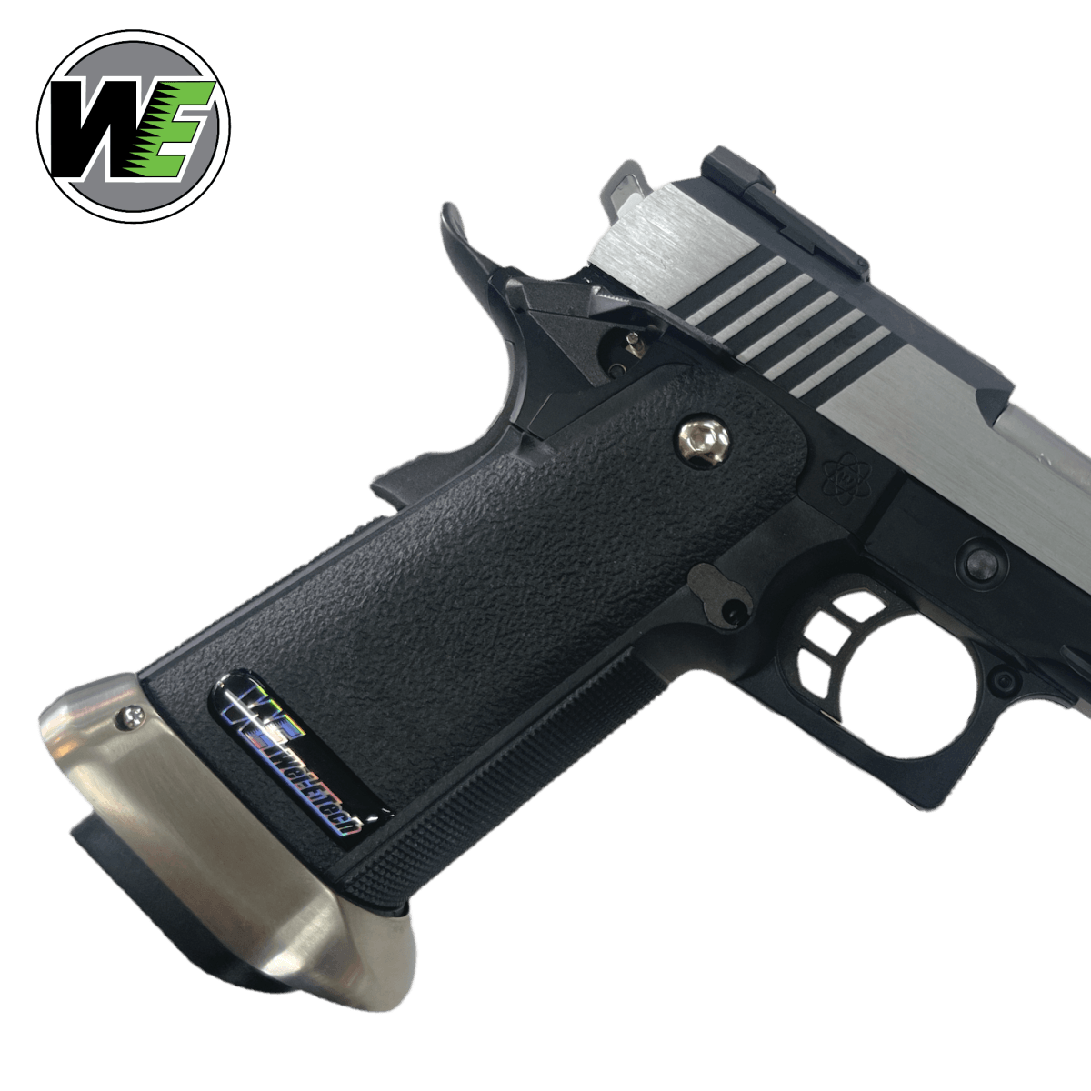 We Tech 6" Irex Hi-Capa Vollautomatische Gas-Blowback-Pistole – zweifarbig – ohne Markierungen