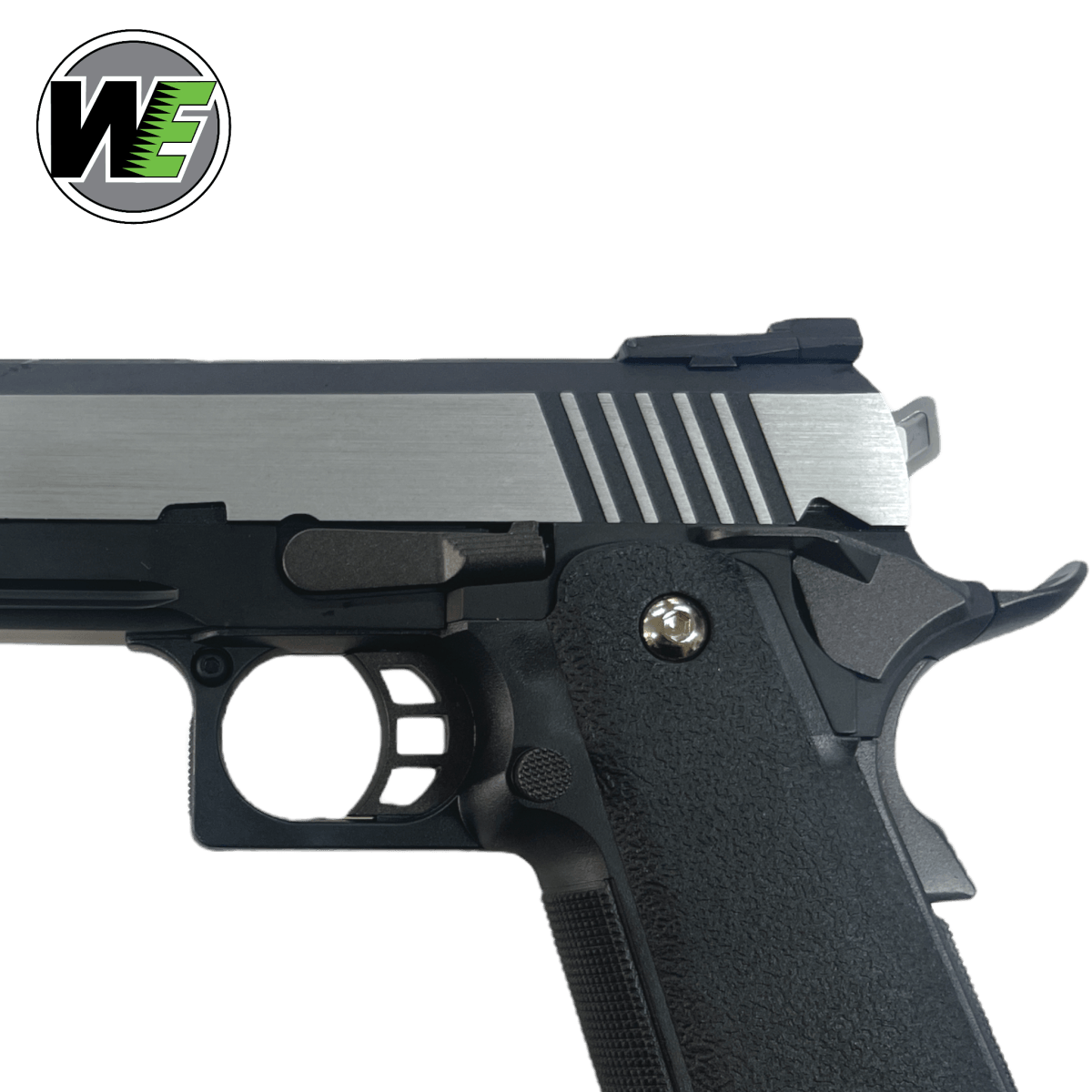 We Tech 6" Irex Hi-Capa Vollautomatische Gas-Blowback-Pistole – zweifarbig – ohne Markierungen