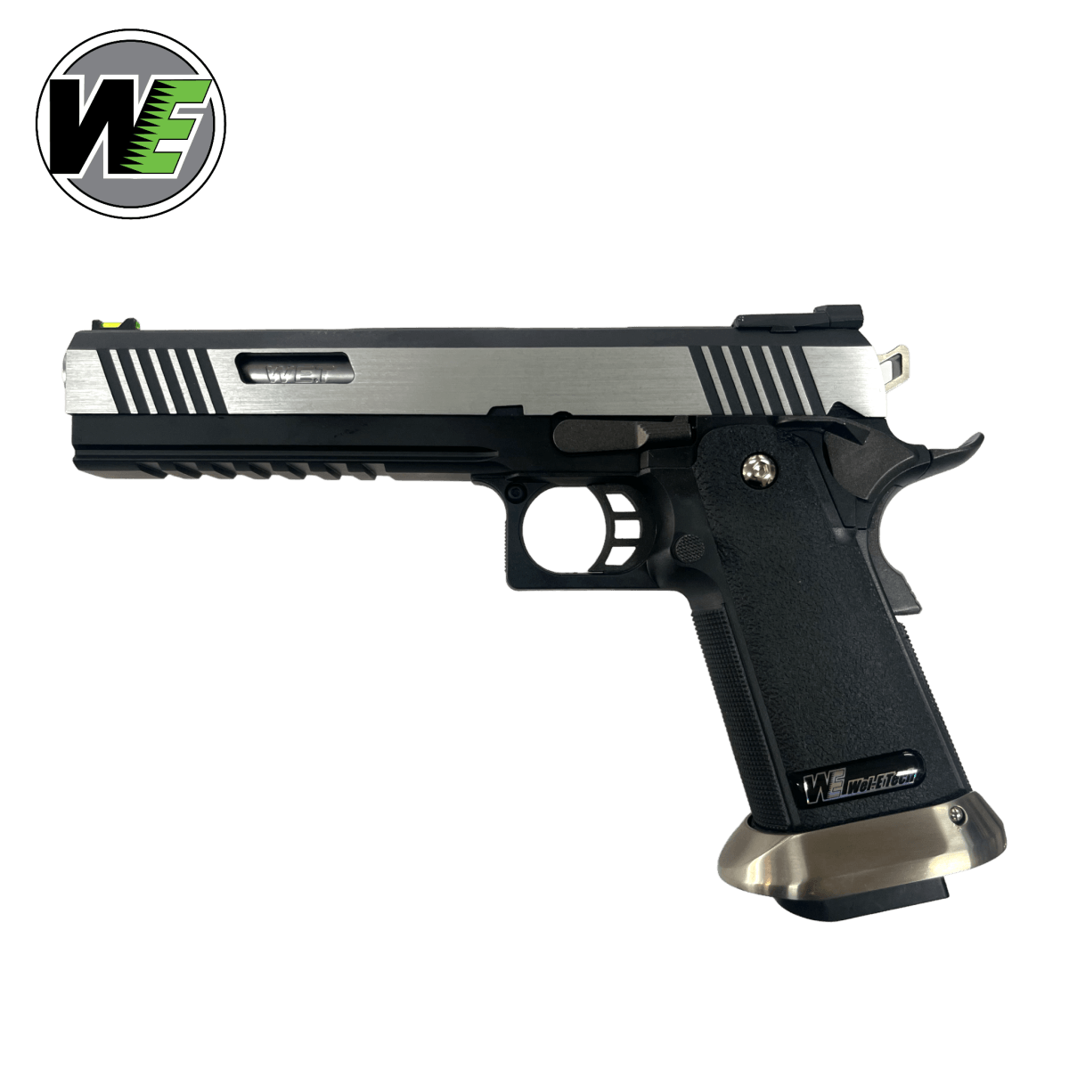 We Tech 6" Irex Hi-Capa Gas Blow Back Pistole – zweifarbig – keine Markierung