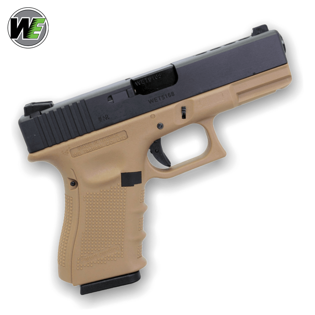 We Tech G-Series G23 Gen 4 Gas Blow Back Pistole – Hellbraun