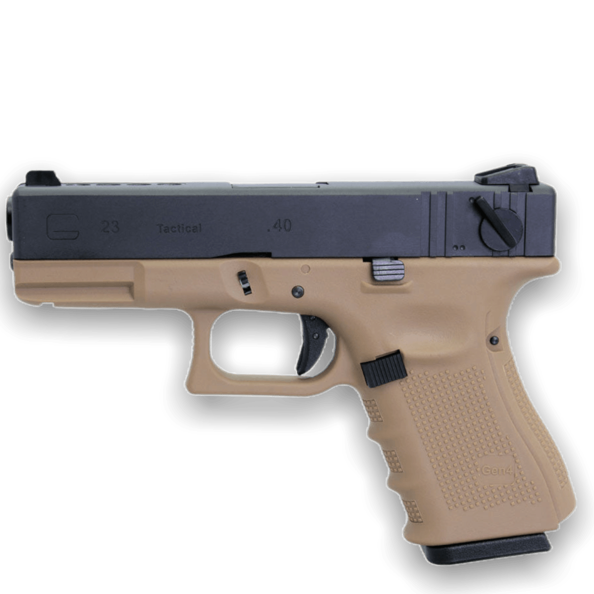 We Tech G-Series G23 Gen 4 Gas Blow Back Pistole – Hellbraun