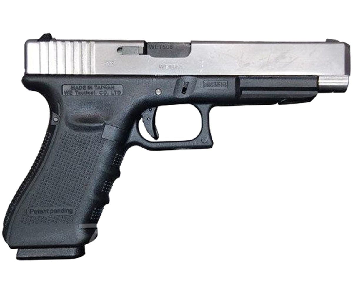 We Tech Glock 34 Gen 3 GBB Pistole – Silber