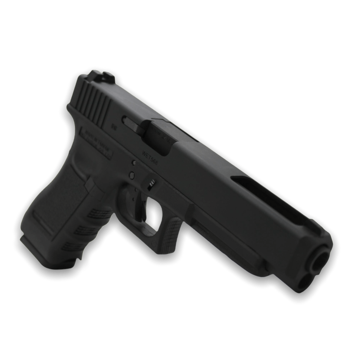 We Tech Glock 35 Gen 3 Gas Blow Back Pistole – Schwarz