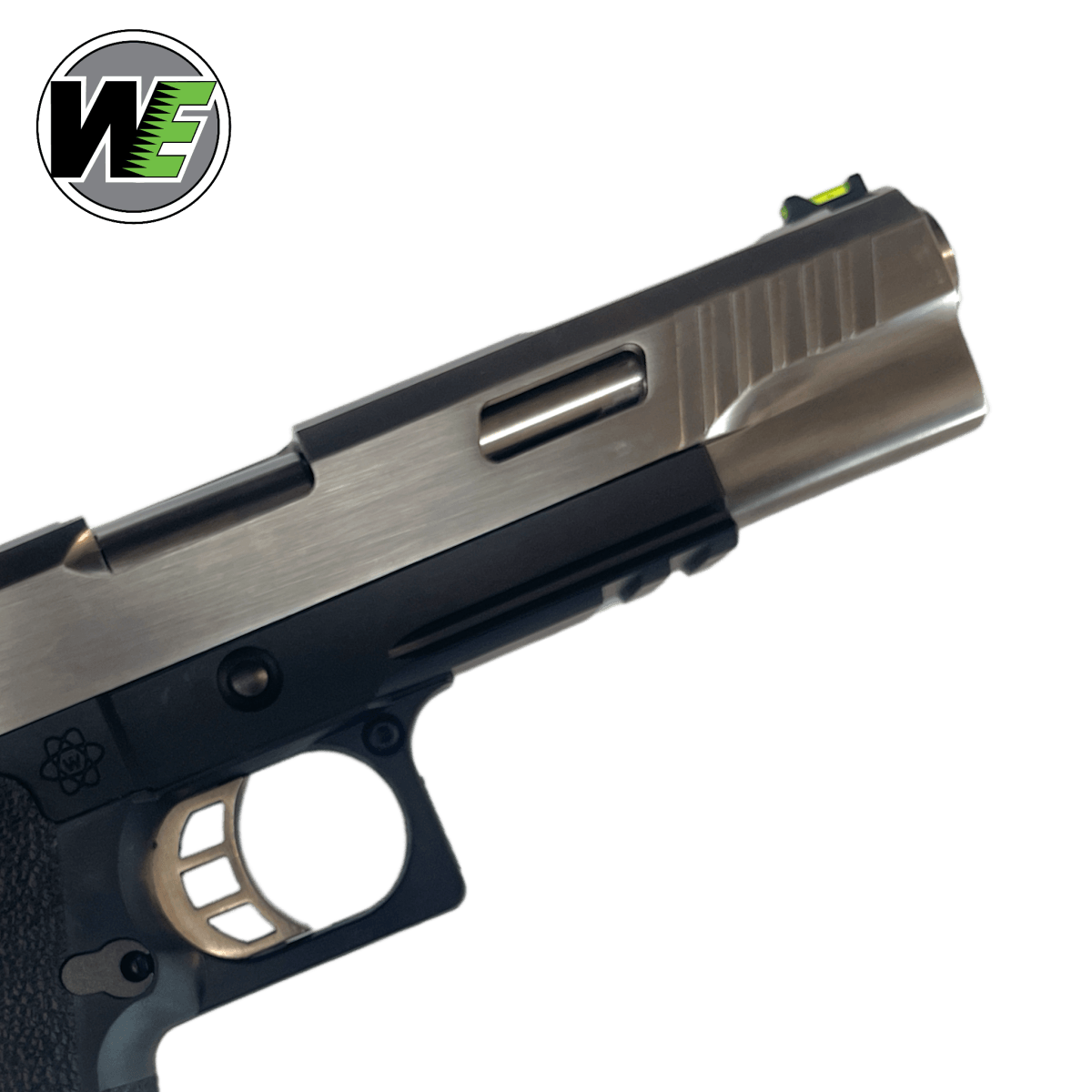 WE-Tech Hi-Capa 5.1 WET T-Rex Gas Blowback Gel Blaster Pistole – Silber – ohne Markierungen