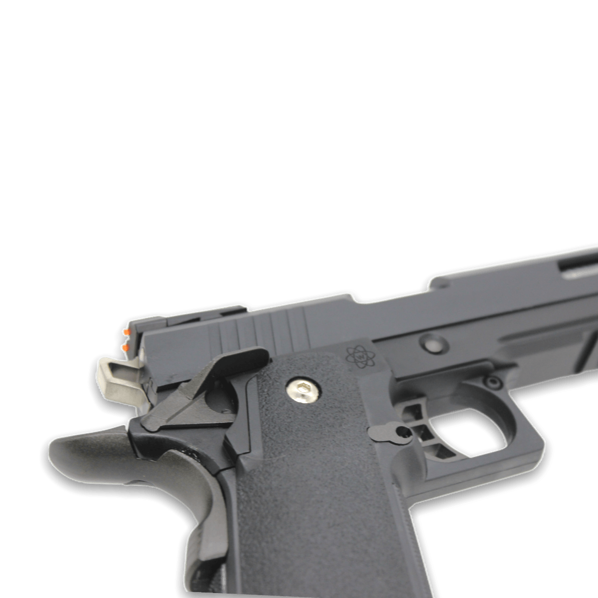 WE Tech Hi-Capa 6" Irex Gas Blowback Pistole - BK/SV