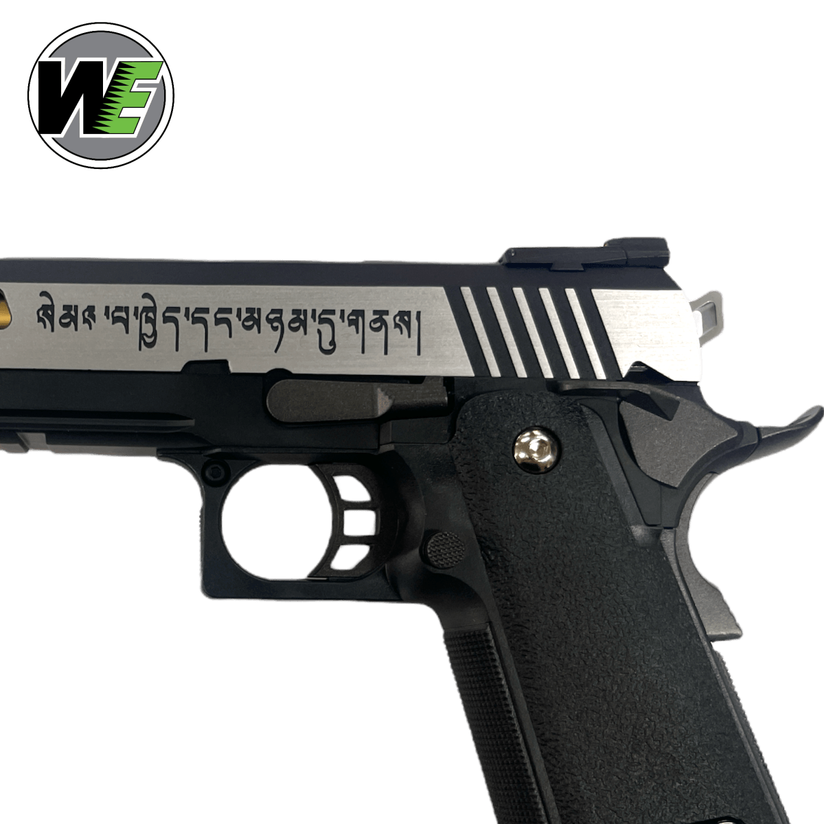 WE-Tech Hi-Capa 6" T-Rex „Force" Competition Vollautomatische Gas-Blowback-Gel-Blaster-Pistole – Schwarz/Gold