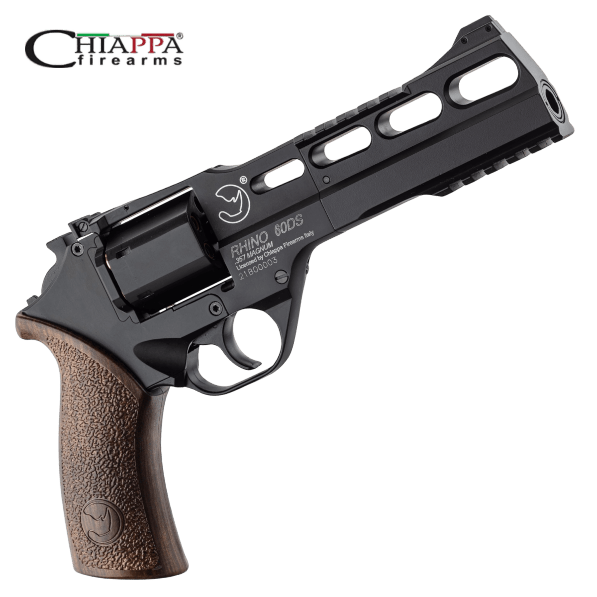 Wingun CHIAPPA RHINO 60DS Co2 Gelsoft Revolver - Schwarz jw