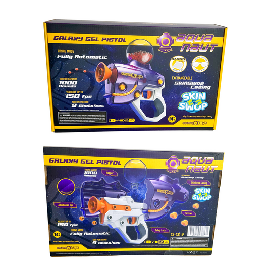 CosmoX Aquanaut Sci-Fi-Pistole – Gel-Blaster (lila)