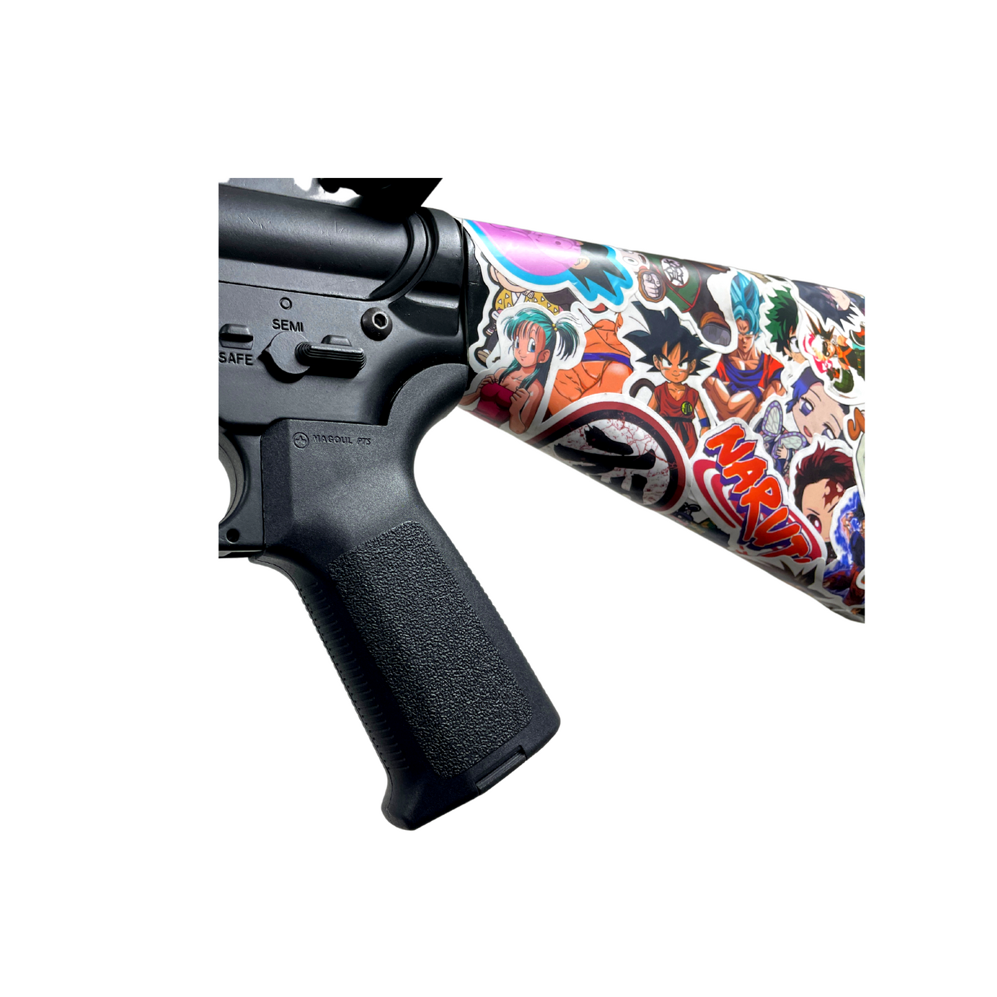 Sticker Bomb Custom M16 Nylon Short Stock