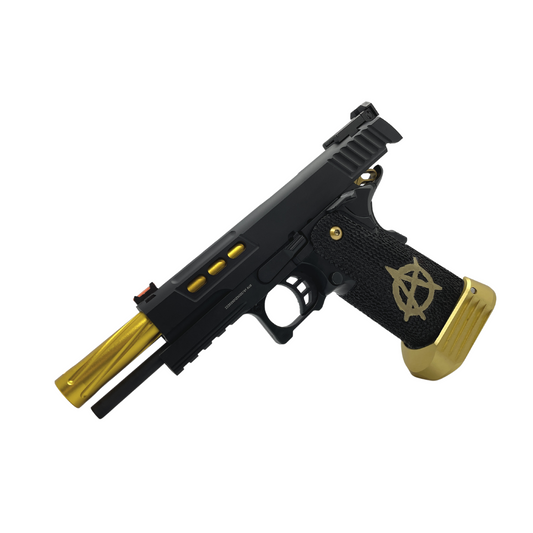 Benutzerdefinierte Anarchy Gold Switch G/E Hi-Capa 5.1 Gaspistole – Gel Blaster