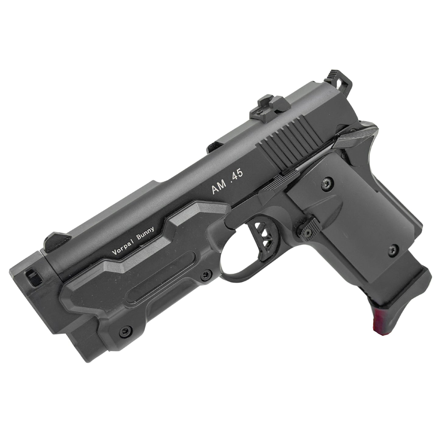 Double Bell Exclusive AM.45 Vorpal Bunny 1911 Green Gas Pistole – Schwarz