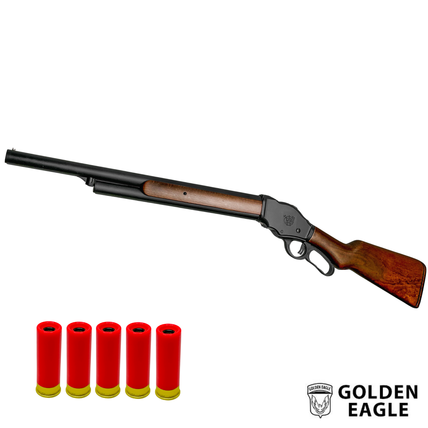 Golden Eagle Real Wood 8703 Unterhebel-Schrotflinte – Gel Blaster