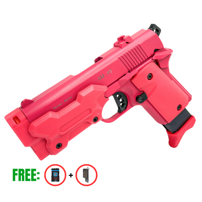 Double Bell Exclusive AM.45 Vorpal Bunny 1911 Grüne Gaspistole – Pink