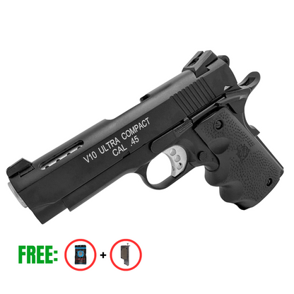 Double Bell 793 V10 Ultra Compact .45 1911 Green Gas Pistole