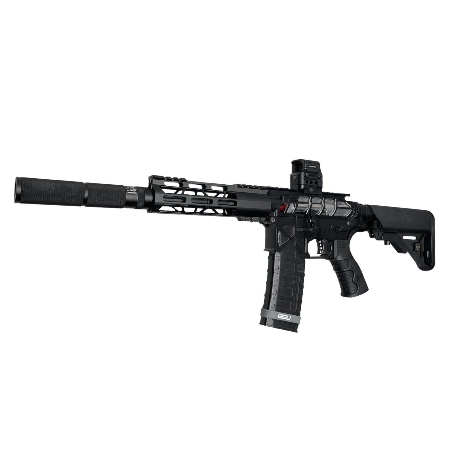 Benutzerdefinierter „Black Adder“ taktischer M4 (Metall) Gel Blaster