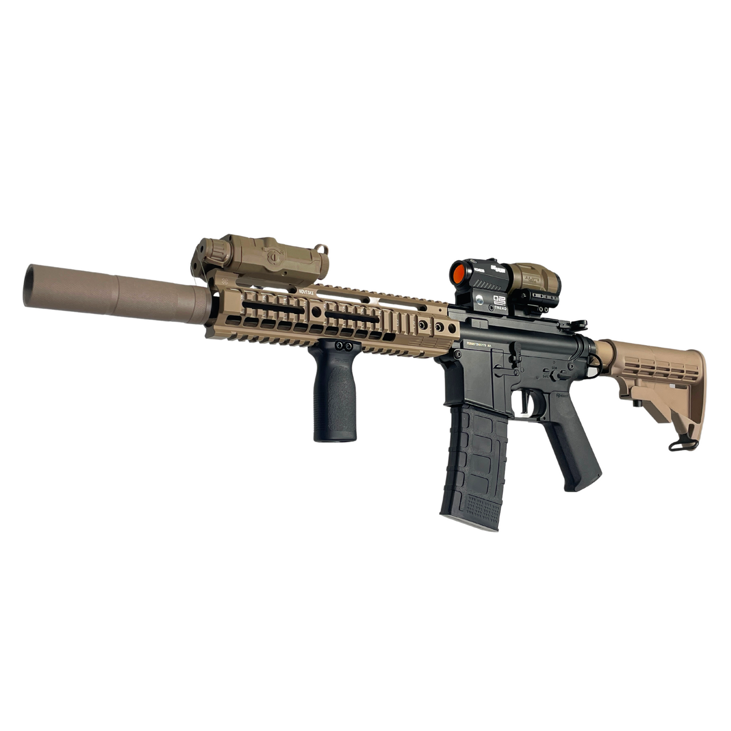 „Sand Hurricane“ MilSim Comp GBG Custom – Gel Blaster (Metall)