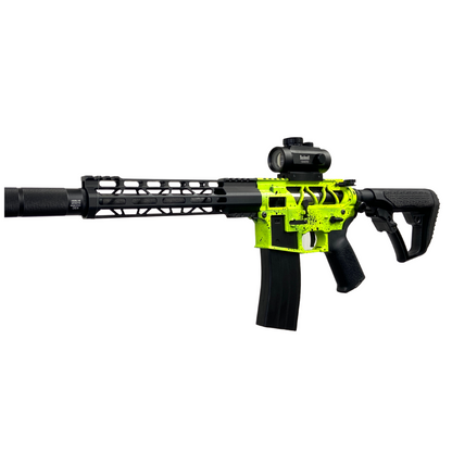 „Neon M4“ GBG Custom – Gel Blaster (Metall)