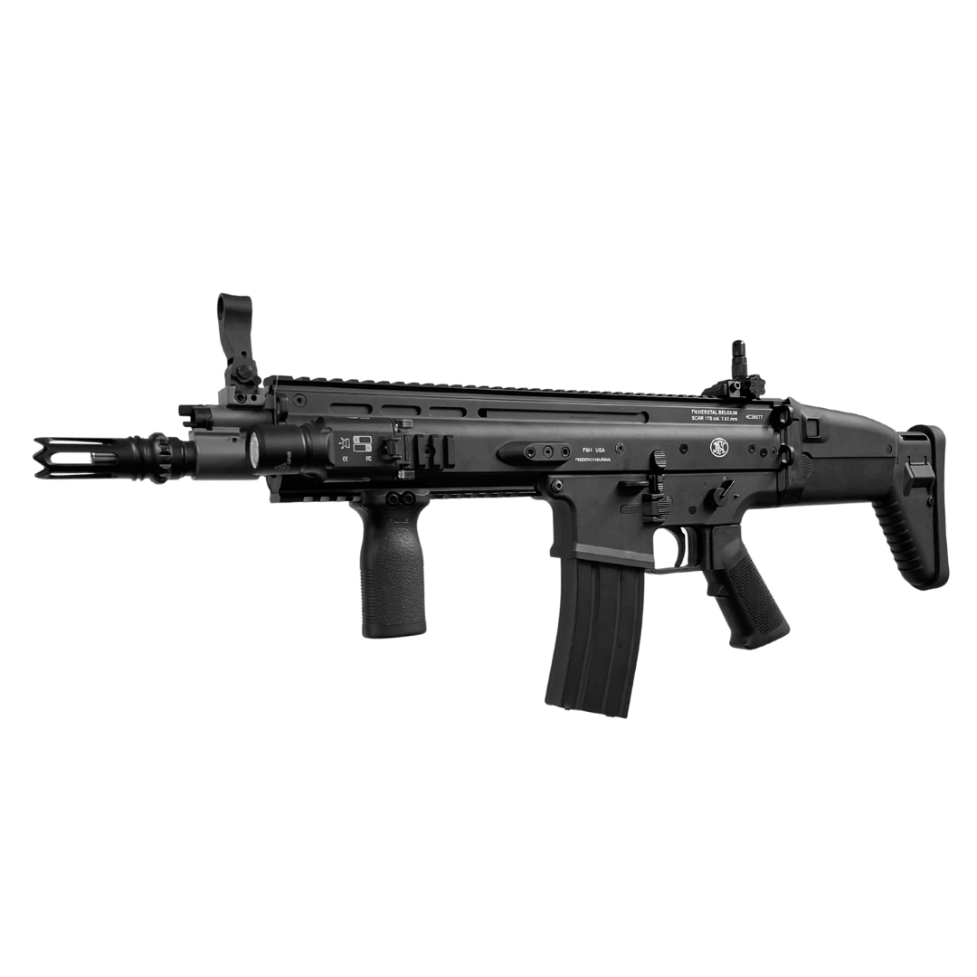 Benutzerdefinierte modifizierte taktische Scar-L V2 Schwarz (Metall) - Gel Blaster