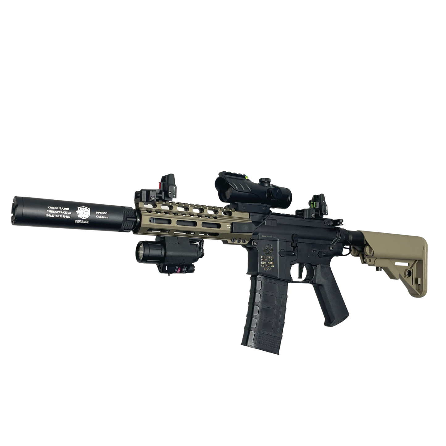 Kundenspezifischer „Frogman“ M4 Tactical (Metall) Gel Blaster