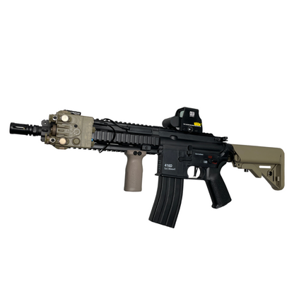Maßgeschneiderter taktischer Gel-Blaster „416D“ in Hellbraun