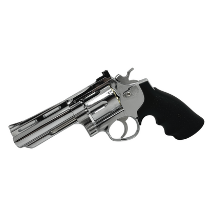 Chrome Bullnose .357 Green Gas Revolver – Gel Blaster