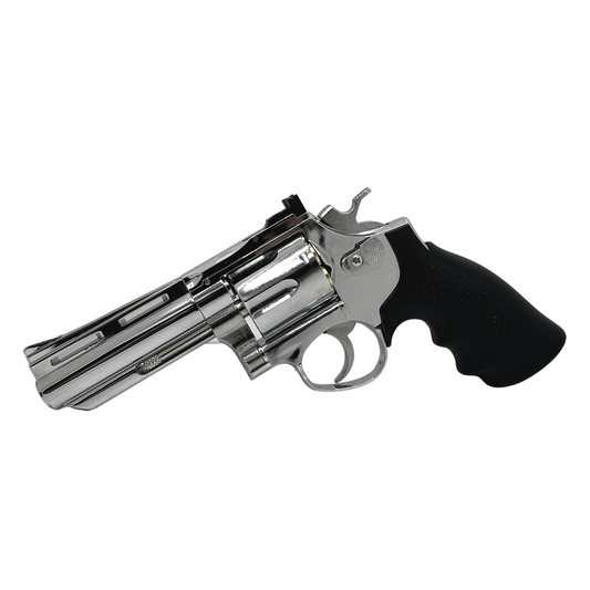 Chrome Bullnose .357 Green Gas Revolver – Gel Blaster