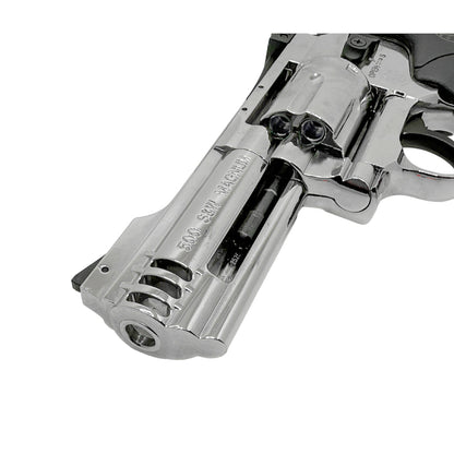 Vollmetall-CO2-Revolver S&W 357 aus Chrom