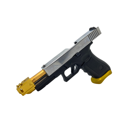 Benutzerdefinierte Glock 17 Pistole Green Gas Blowback – Gel Blaster