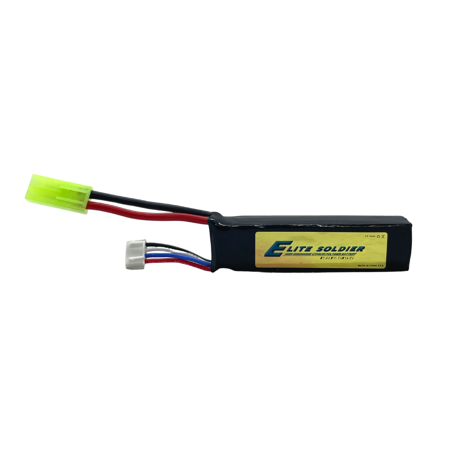 11,1-V-Kurzzellen-Akku mit hoher Entladung und 2000 mAh (grüne Mini-Tamiya-/JST-Anschlüsse)