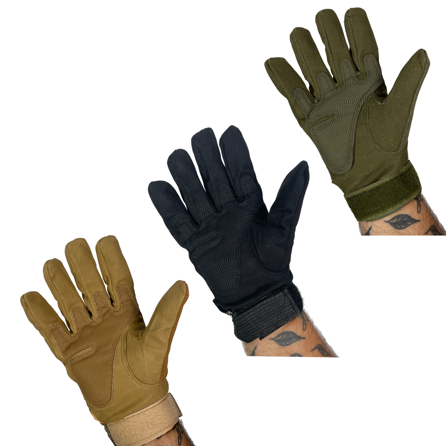 Taktische Vollhand-Nylon-Knöchel-Militärhandschuhe