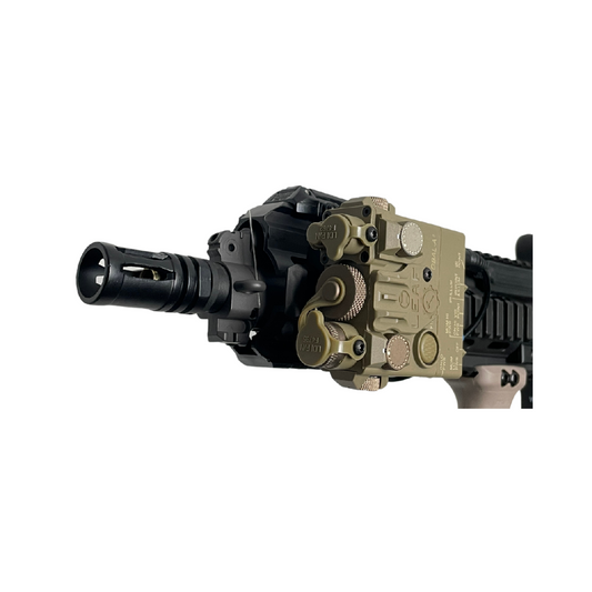 Maßgeschneiderter taktischer Gel-Blaster „416D“ in Hellbraun