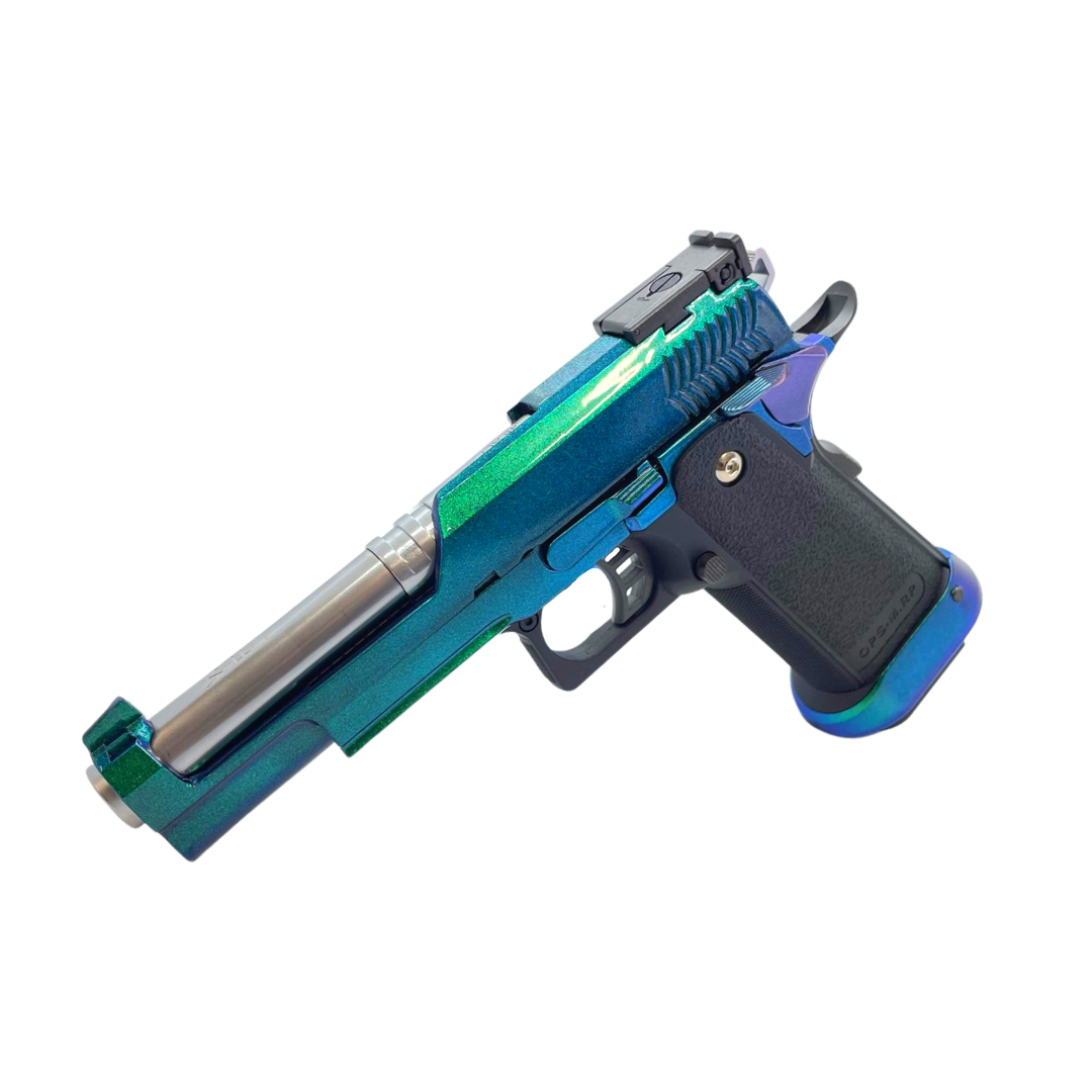 „Aqua Shift“ GBG Custom Green Gas Pistole – Gel Blaster