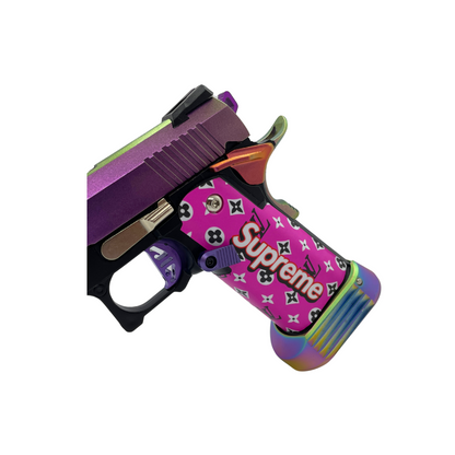 „Pink Supreme“ 1 von 1 Colourshift Custom GBG 4.3 Hi-Capa Pistole – Gel Blaster