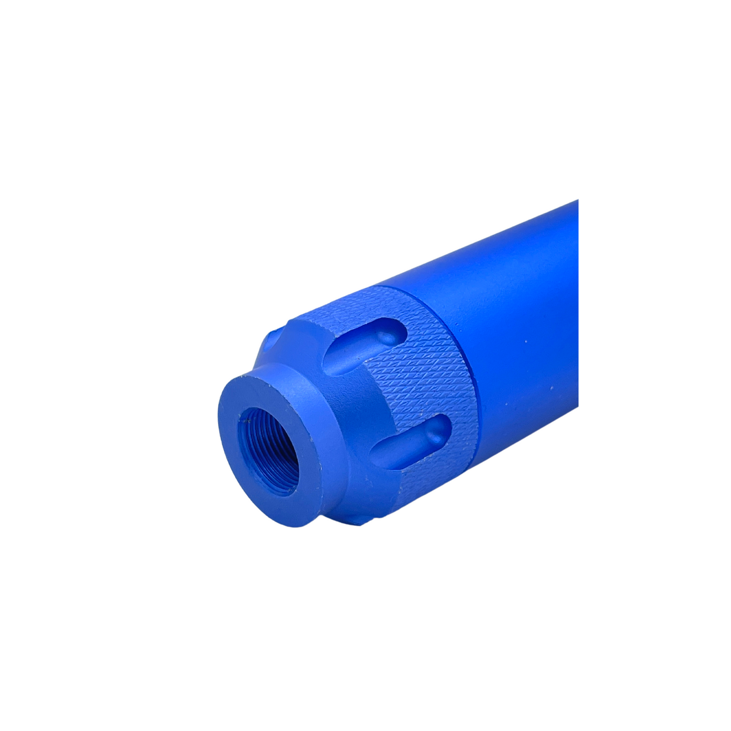 Blauer Sentry Ops Defiance Metallschalldämpfer mit 14-mm-Gewinde