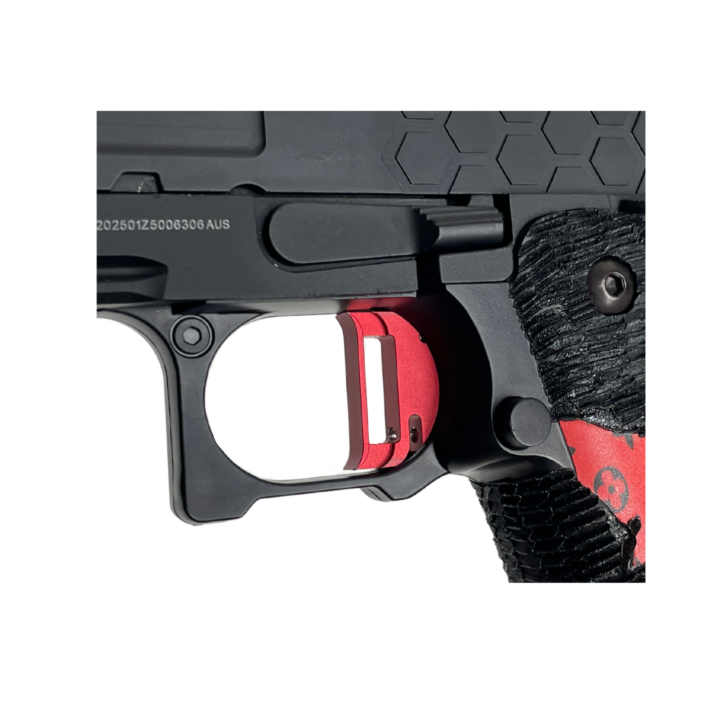 „Royal Red“ Custom Competition Hi-Capa Gaspistole HPA Kit – Gel Blaster