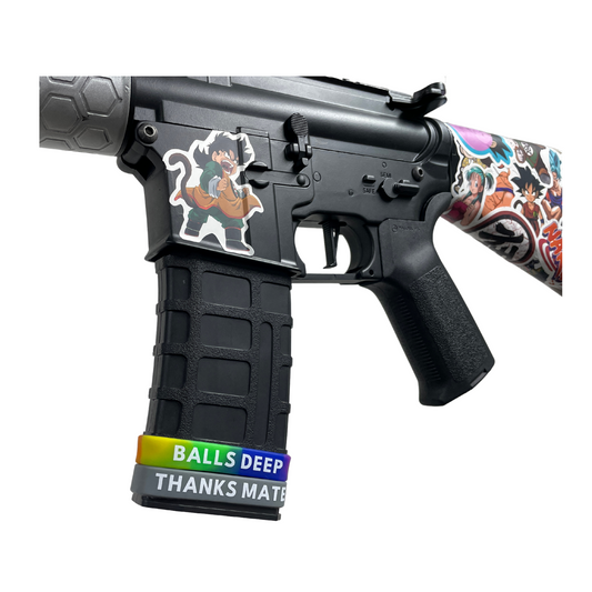 „Anime Sticker Bomb“ GBG Custom – Gel Blaster (Metall)