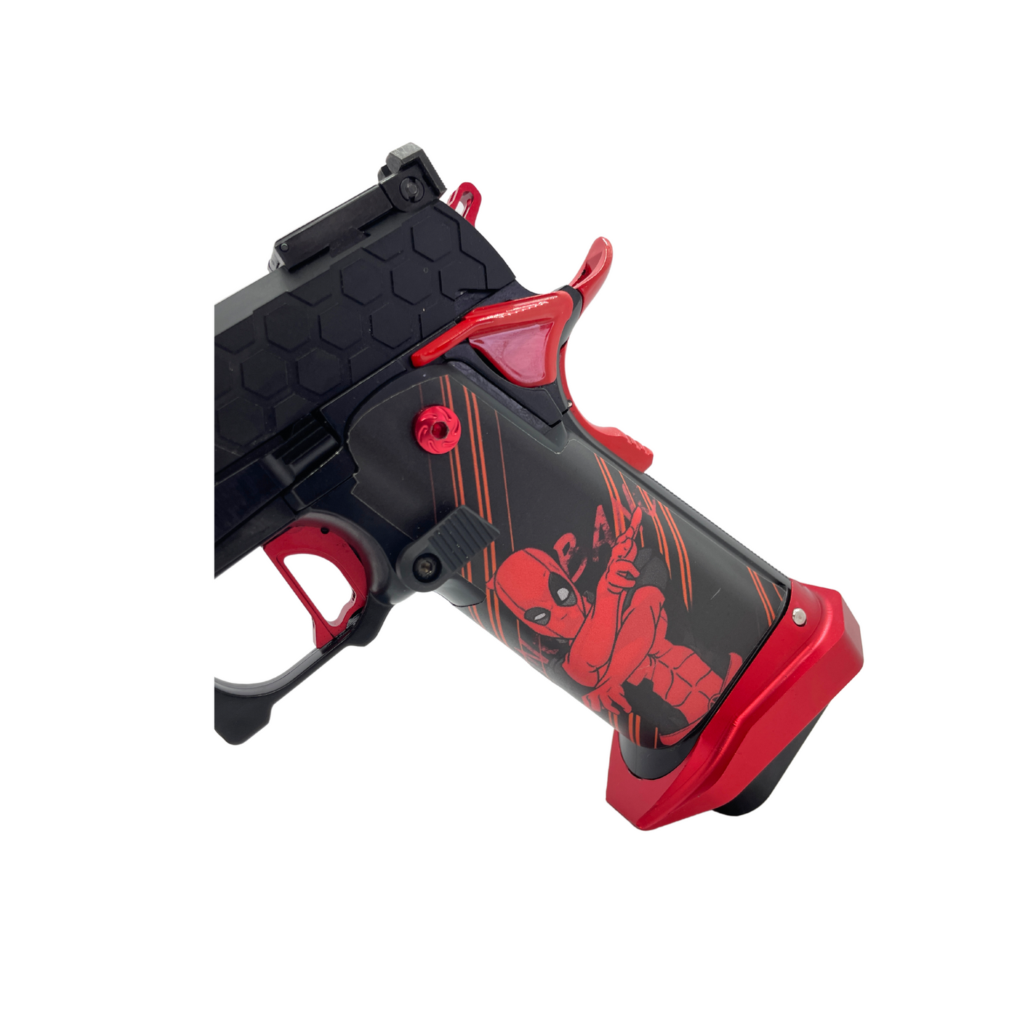 „Deadpool“ Custom GBG Hi-Capa 5.1 Gaspistole – Gel Blaster