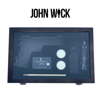 John Wick Luxus-Box-Set mit Echtholz-Glasplatte – Hi-Capa (2011)