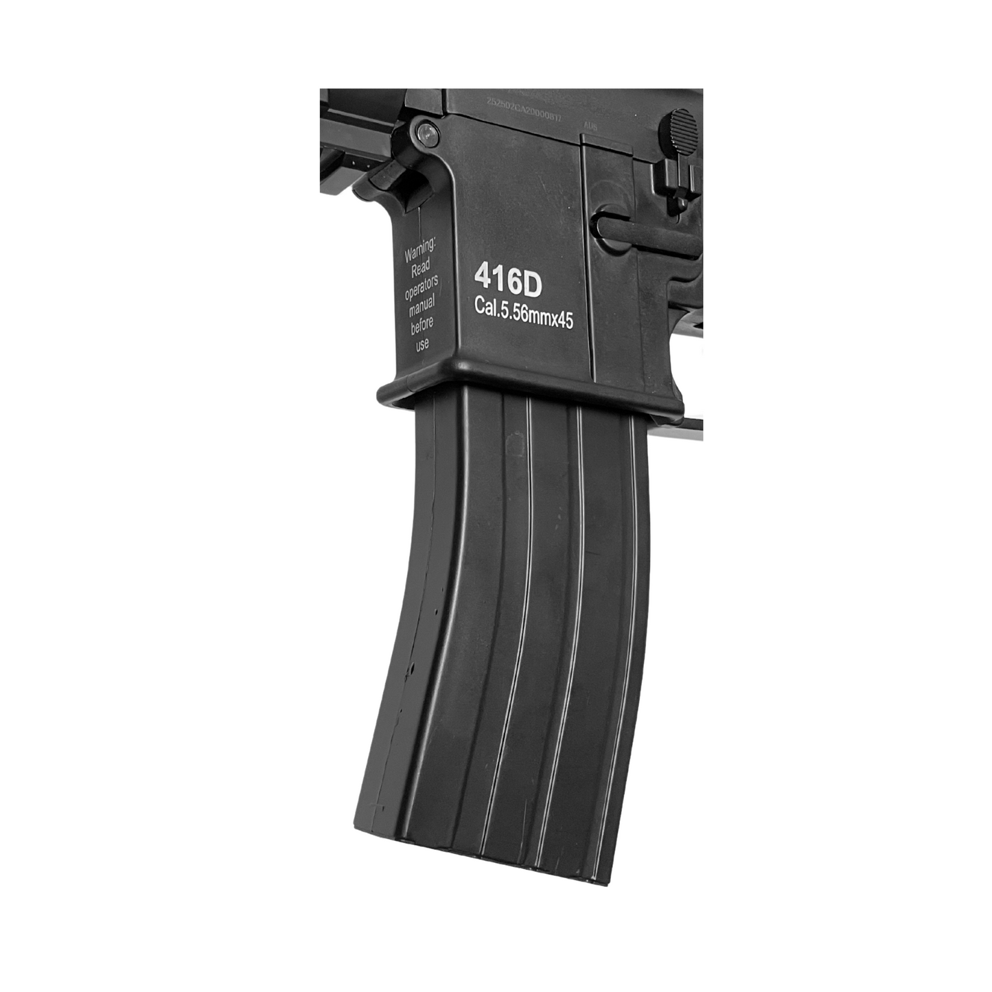 Maßgeschneiderter taktischer Gel-Blaster „416D“ in Hellbraun