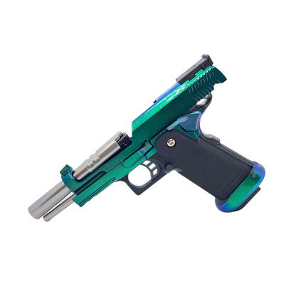 „Aqua Shift“ GBG Custom Green Gas Pistole – Gel Blaster