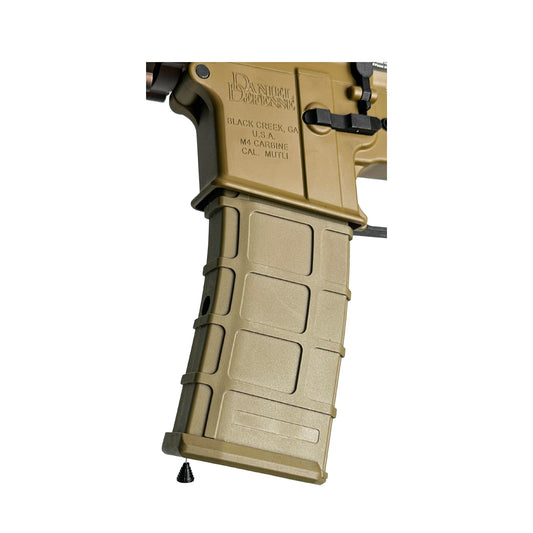 GBBR TAN Golden Eagle MK18 MOD1 Daniel Defense Marksman MC6593M-T Gas Blow Back Rifle – Gel Blaster