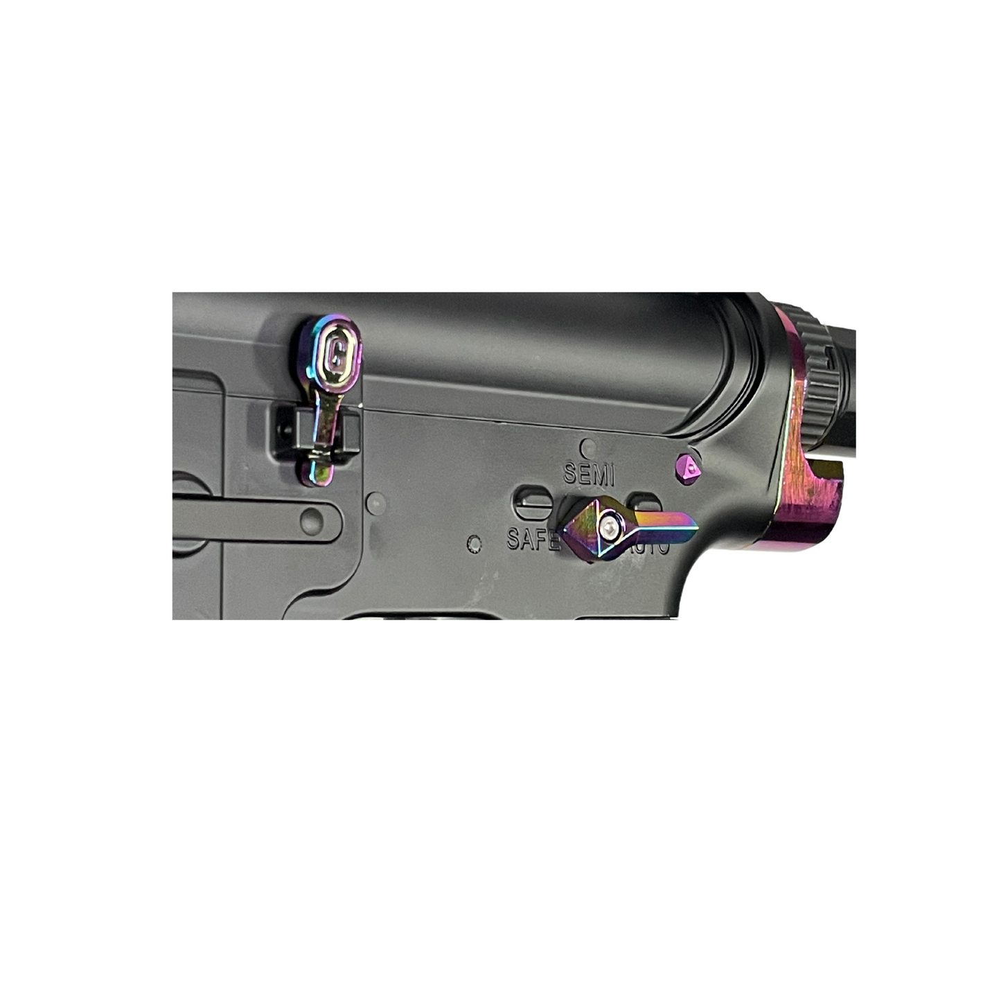 „Rainbow Skele“ Comp GBG Custom – Gel Blaster (Metall)