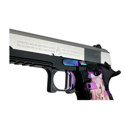 „Belle Delphine“ 1 von 1 Custom Competition Hi-Capa Gaspistole HPA Kit – Gel Blaster