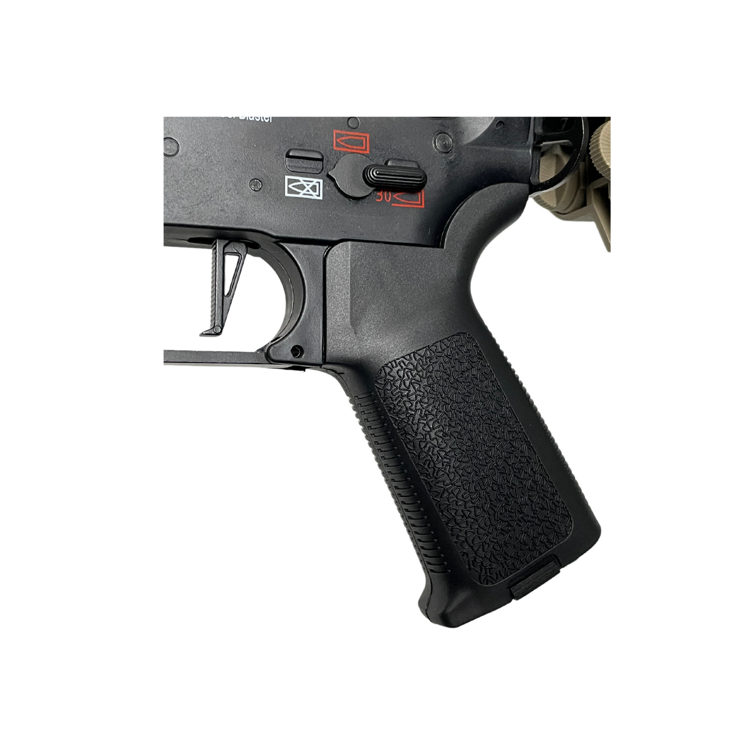 Maßgeschneiderter taktischer Gel-Blaster „416D“ in Hellbraun