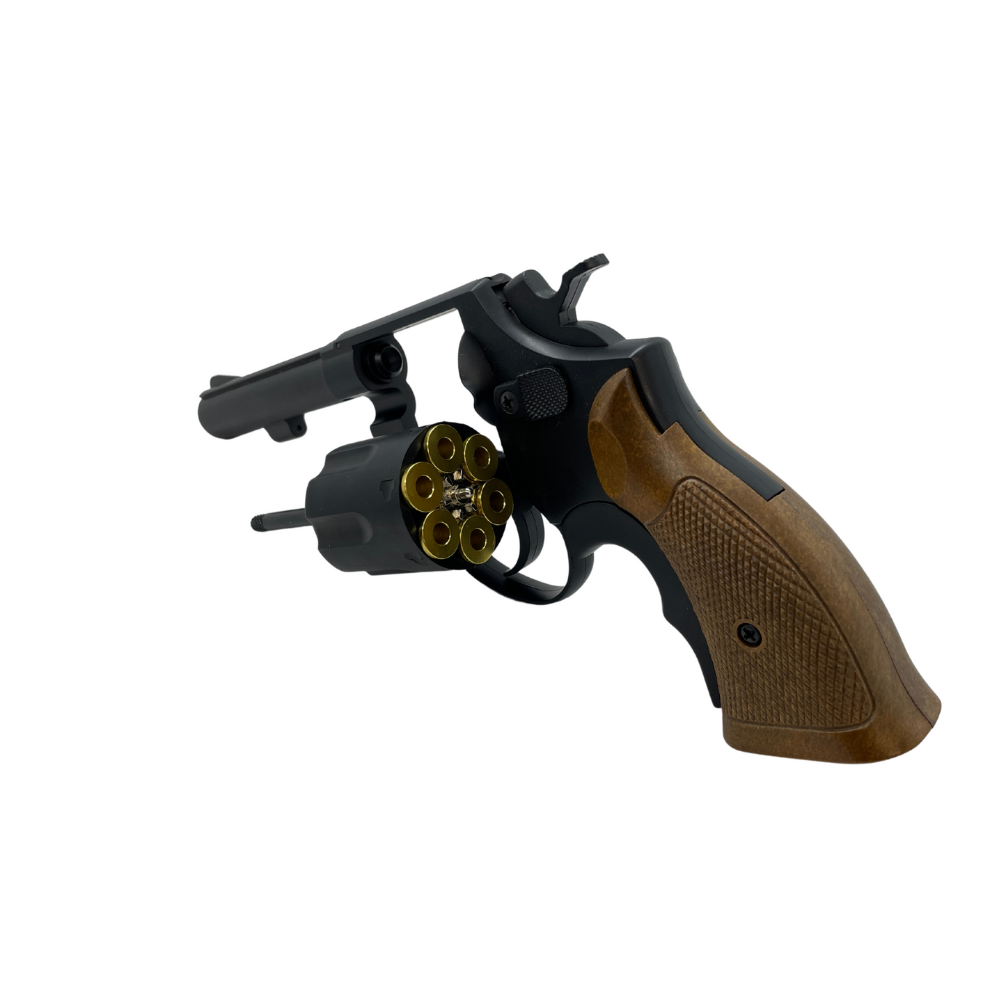 Double Bell Stubby M10 Schwarz Grüner Gasrevolver – Gel Blaster