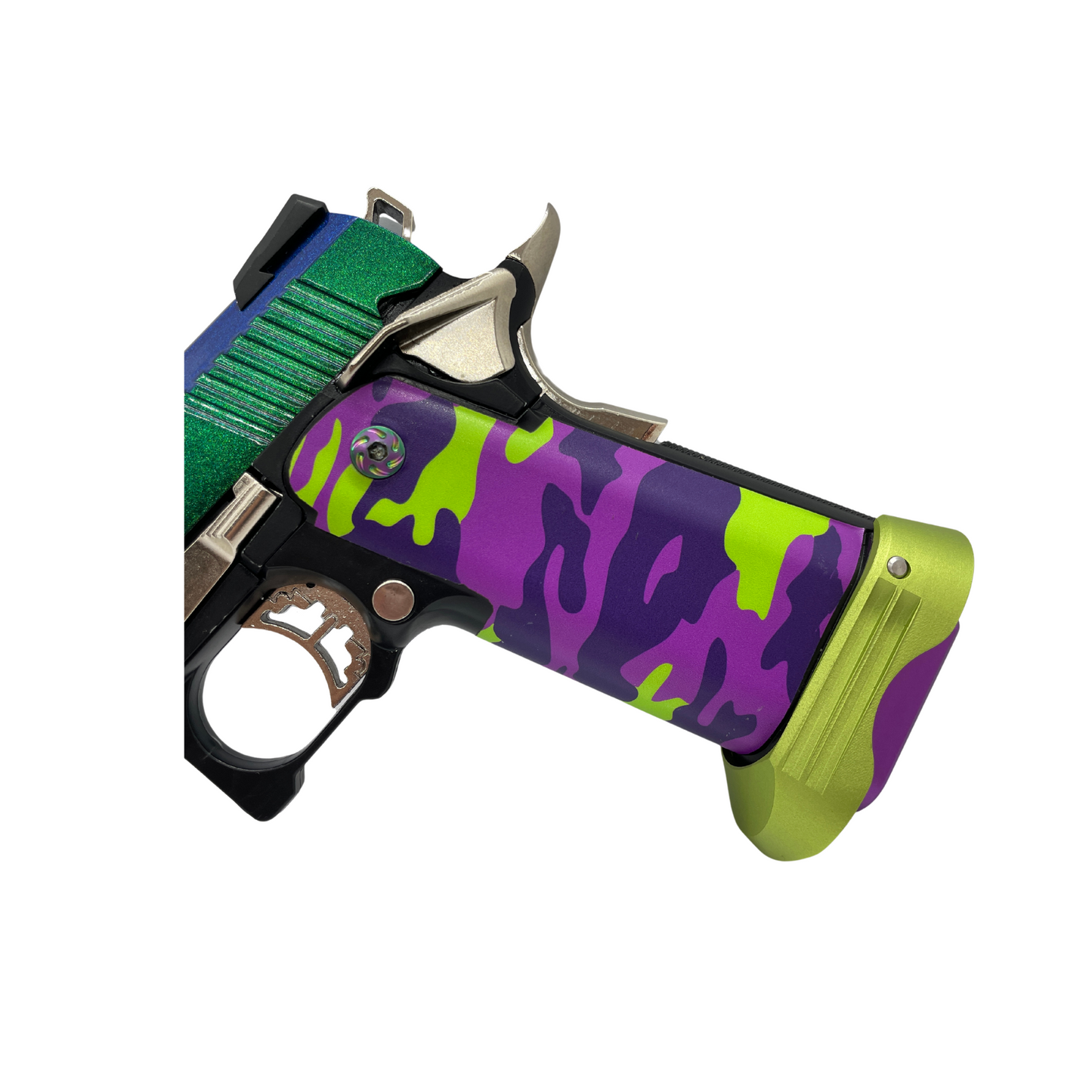 „Candy Camo“ Custom GBG Hi-Capa 5.1 Gaspistole – Gel Blaster