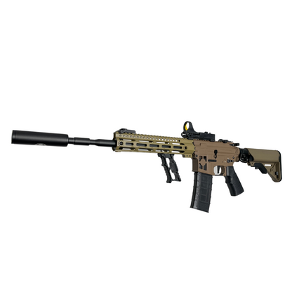 Kundenspezifischer „Sand Devil“ M4 Tactical (Metall) Gel Blaster
