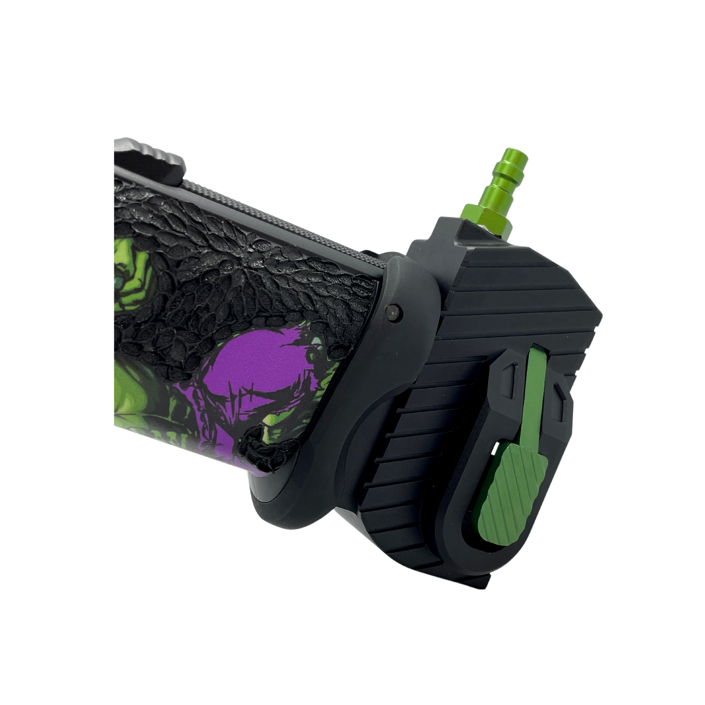 1 von 1 „HULK MODE“ Custom HPA Pistolenset – Gel Blaster (Metall)