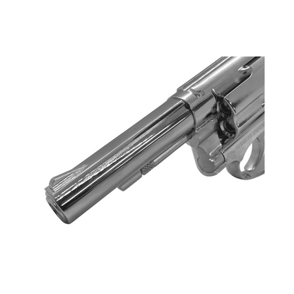 Double Bell Stubby M10 Chrome Green Gas Revolver – Gel Blaster